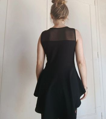 💎 blouse top voile transparent et décor doré t s 36 m 38 vintage y2k 90s 2000