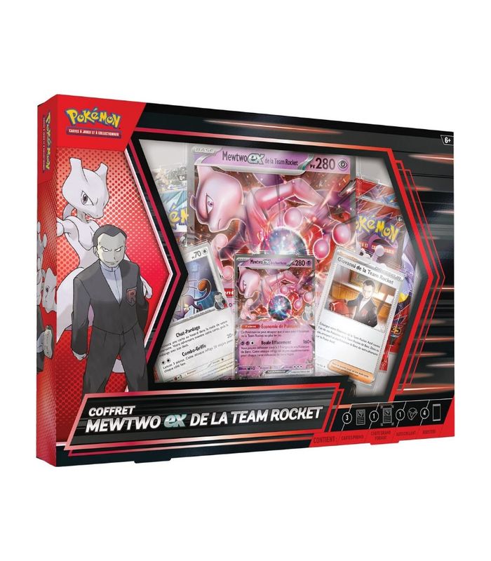 Lot coffret Mewtwo ex et Dracaufeu ex
