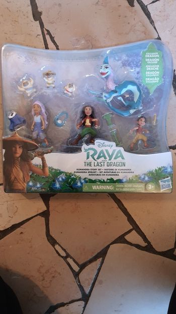 Coffret figurines Raya et le dernier dragon disney