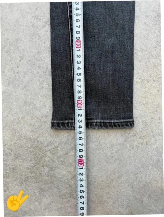 Jeans Levi's 724 W24 FR34 coupe skinny noir Femme Women pan593b - photo numéro 5