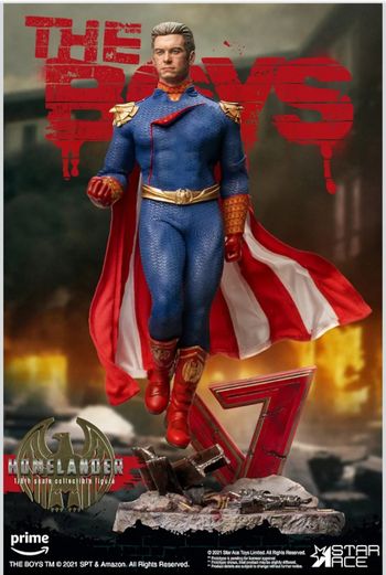 The Boys 1/6 Homelander – Toys Era PE018 + Socle Star Ace – RARE