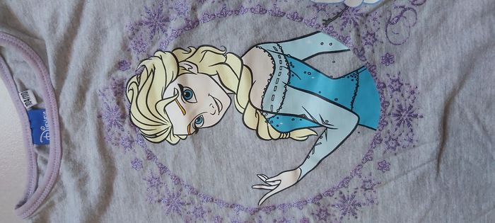 Tshirt manche courte Elsa 104/110 - photo numéro 5