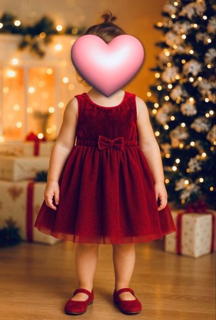 Sublime robe de Noël fille 3ans neuve sans étiquette