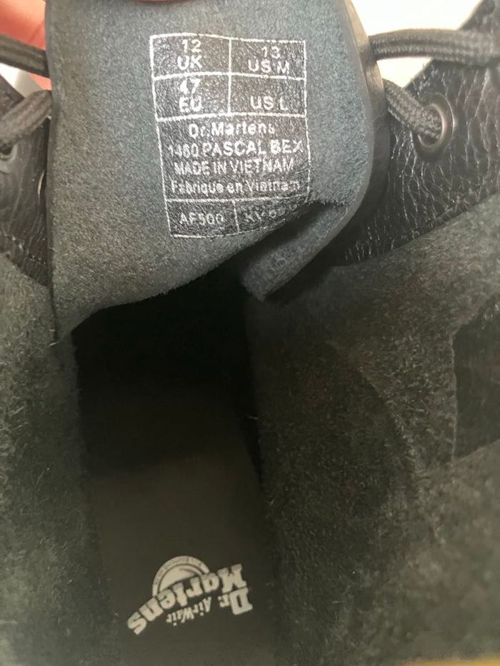Chaussures Homme Dr Martens 1460 PASCAL BEX EN CUIR noir Taille 47 - photo numéro 8