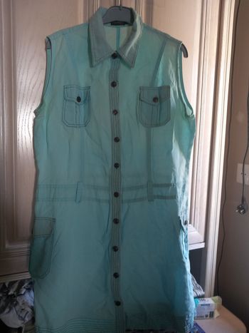 Robe courte bleu ciel