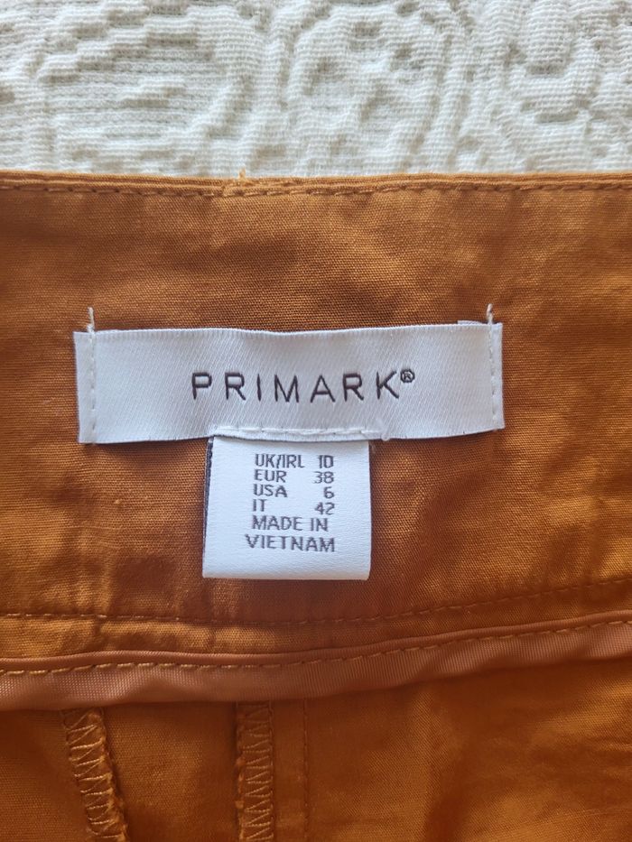 T38 Pantalon Primark terracotta coupe droite taille haute - photo numéro 3
