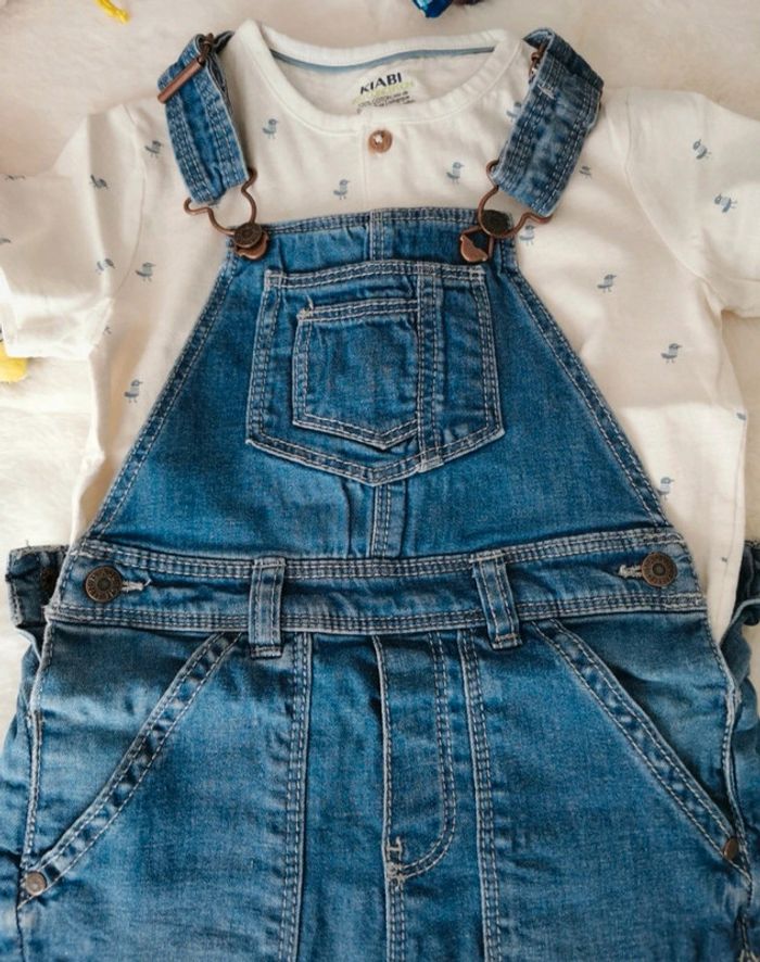 Ensemble Salopette short Taille 36 mois - photo numéro 2