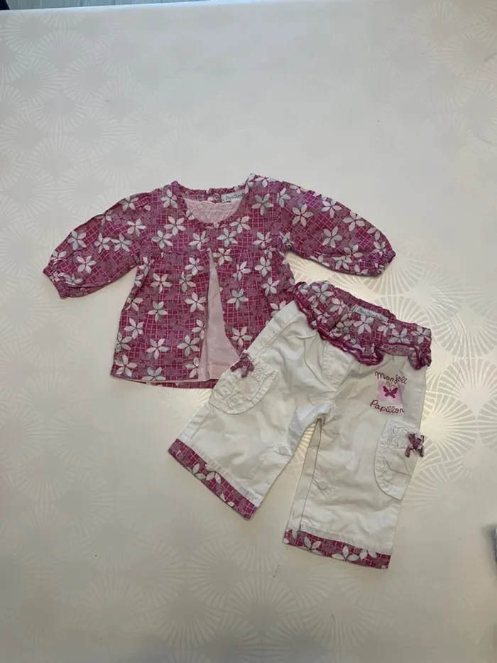 Ensemble bébé fille 1m Kimbaloo