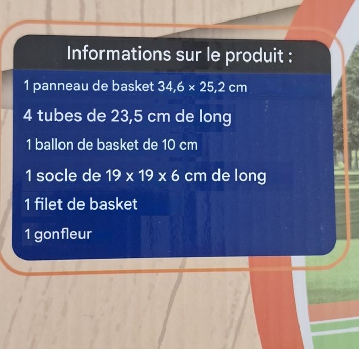 Panier de basket enfant - photo numéro 2