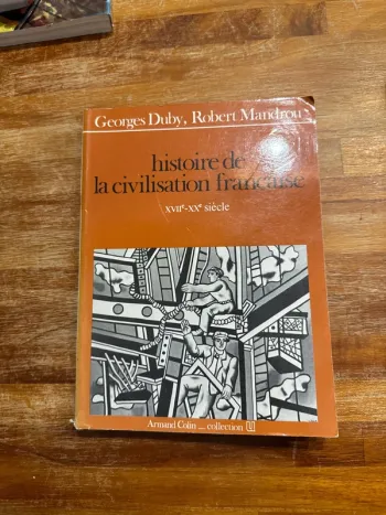 Livre histoire de la civilisation française