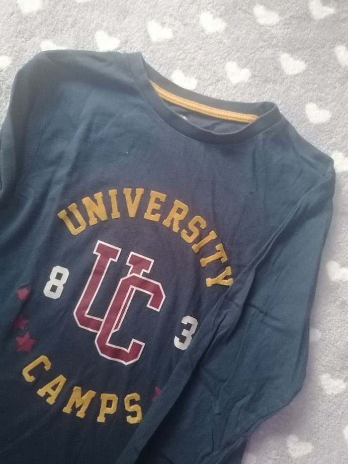 T-shirt Camps United manches longues garçon 12 ans