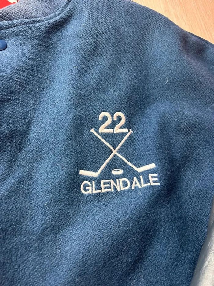 Veste Varsity Vintage Hockey Glendale Canada Sportswear Taille XL - photo numéro 2