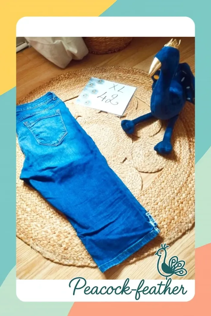 Bermuda jean 42 femme