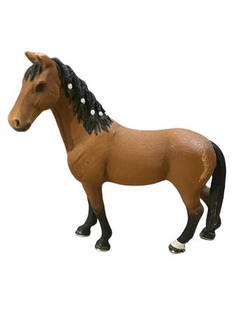 Figurine Schleich cheval jument Trakehner marron N•13757 2013