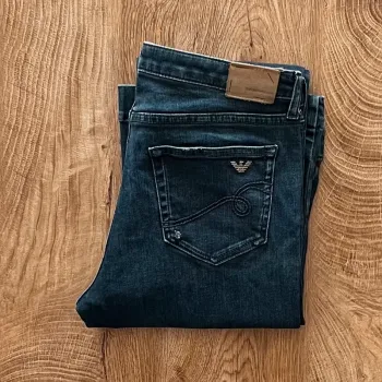 Jean/pantalon bleu évasé/flare/bootcut Emporio Armani, femme, taille W 29 (38 taille française)
