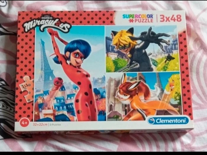 3 puzzle dans la boîte miraculous