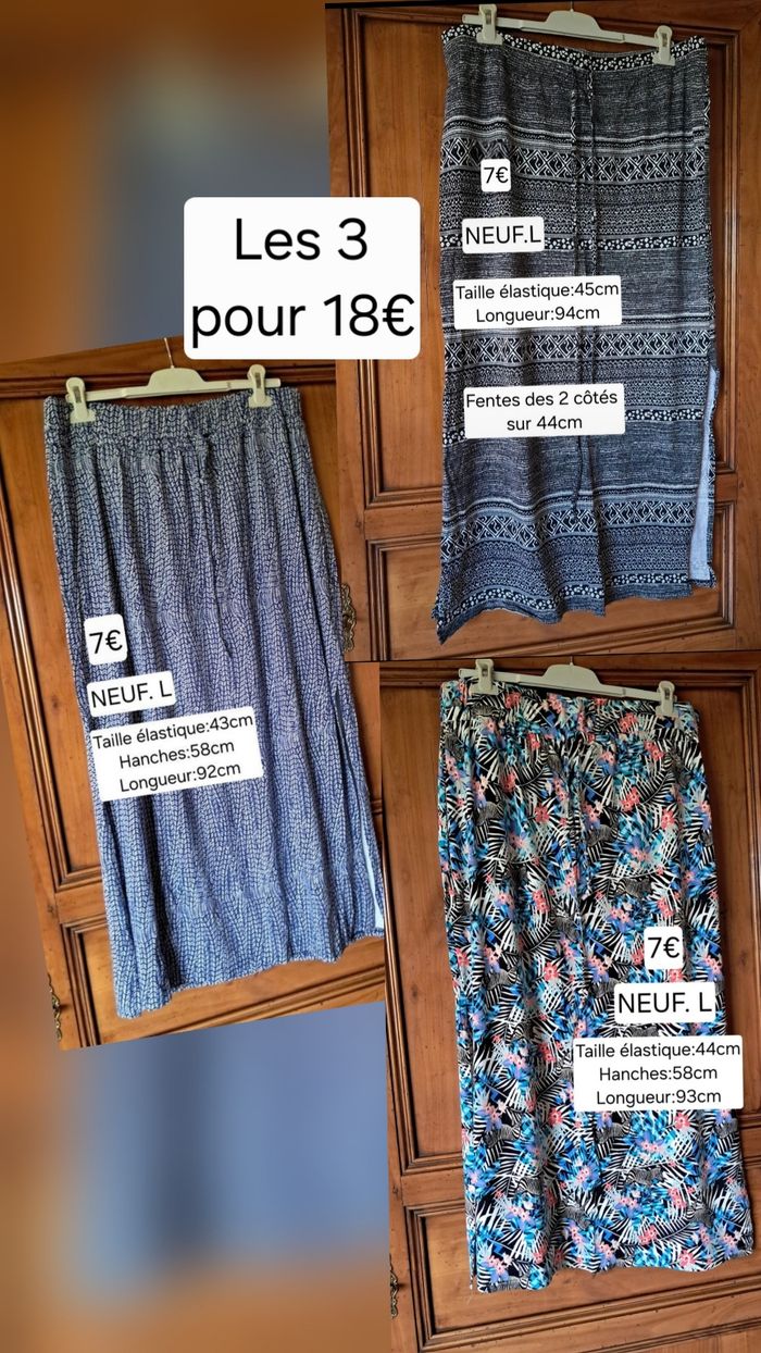Lot jupes longues NEUVES taille L
