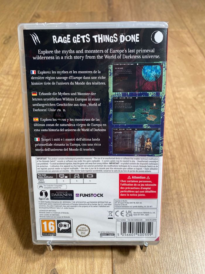 Werewolf the apocalypse heart of the forest- switch - jeu neuf - photo numéro 2