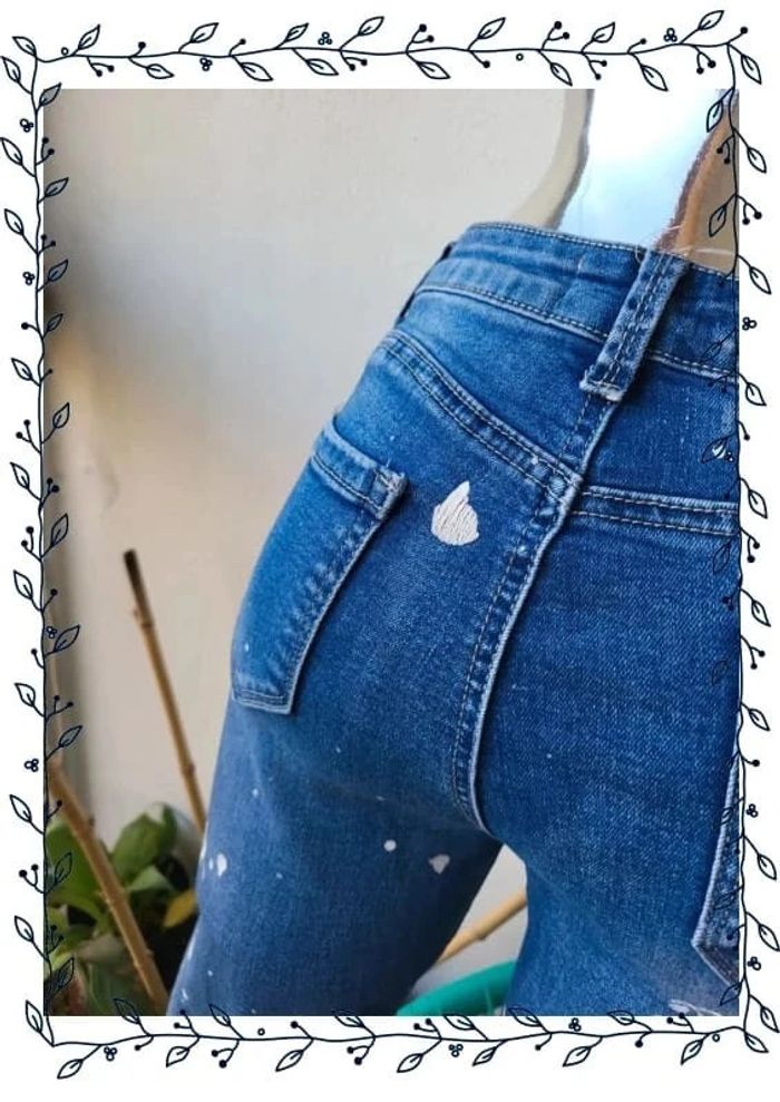 Jean version taché de peinture - photo numéro 10