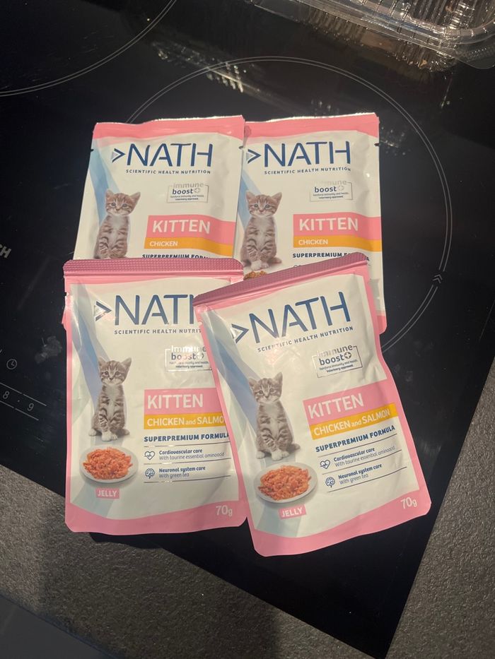 Sachets de pâtés  pour chatons Nath