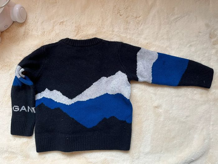 pull chaud motif montagne - Gant 2 ans (24 mois) - bleu - photo numéro 4
