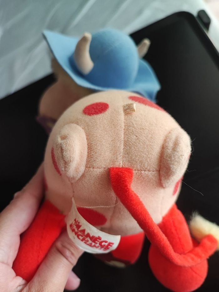 Peluche doudou vache azalée le manège enchanté - photo numéro 4