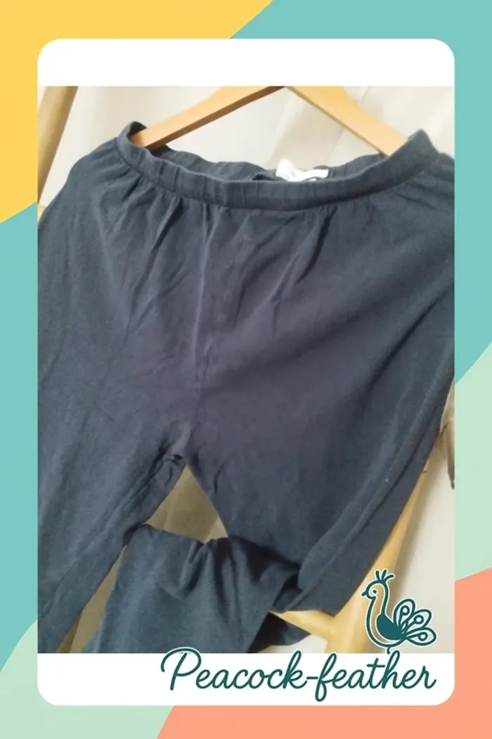 Legging 50/52 bleu marine - photo numéro 2