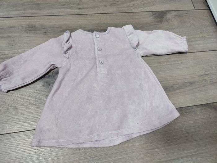 Robe tunique 3 mois avec en ciel comme neuve lilas - photo numéro 3