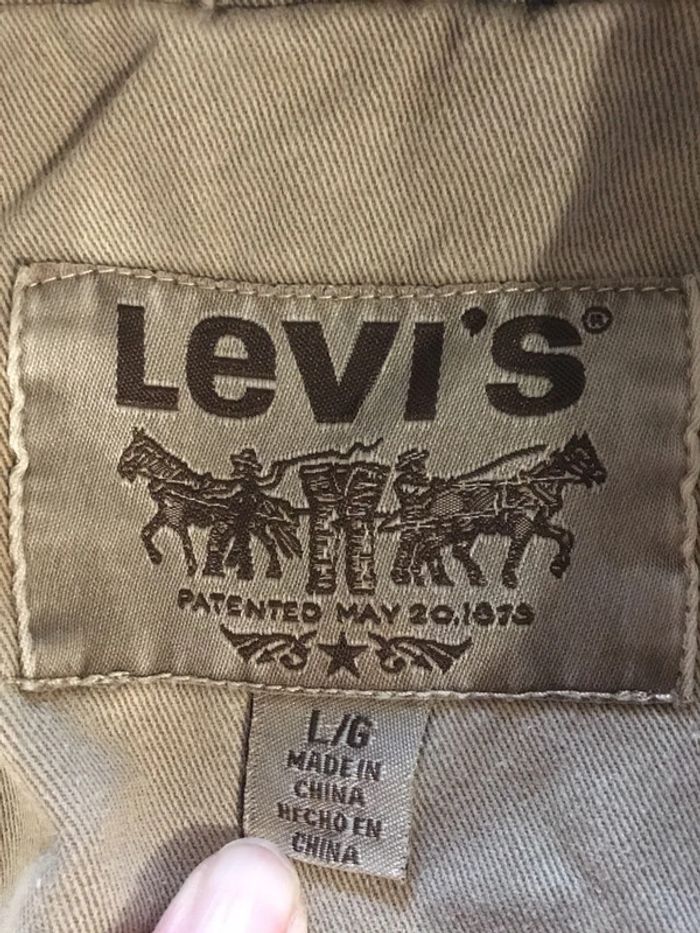 Veste de travail pour homme Levi’s beige taille L 167 - photo numéro 13