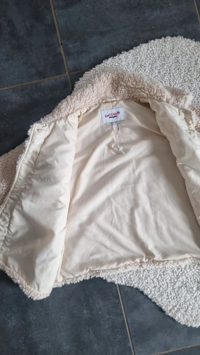 Blouson beige mouton parfait état   42 44 - photo numéro 7