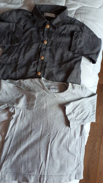 Chemise et tee shirt manches longues