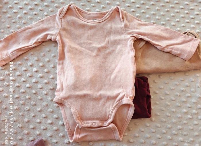 Lot de 5 bodies ML tons rose - photo numéro 6