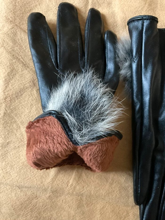 Gants fourrés pour femme - photo numéro 3