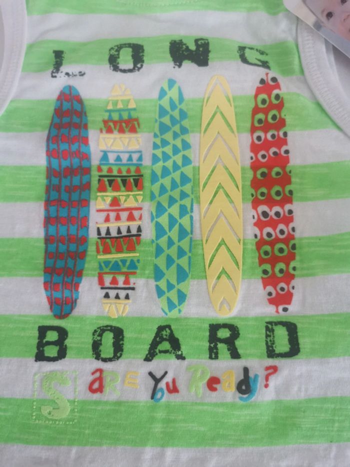 T-shirt débardeur marque orchestra 9 mois neuf - photo numéro 2