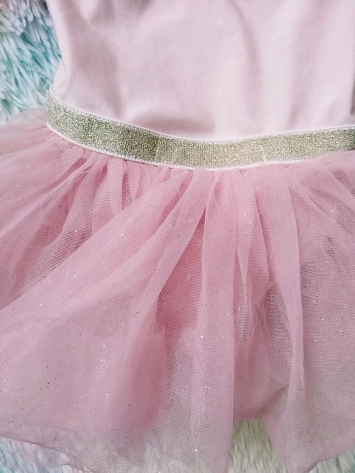 Tutu body danse classique 2/4 ans justocorps paillettes - photo numéro 4