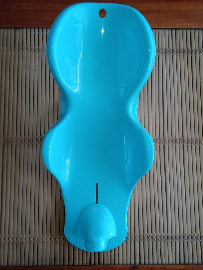 Transat de bain bleu