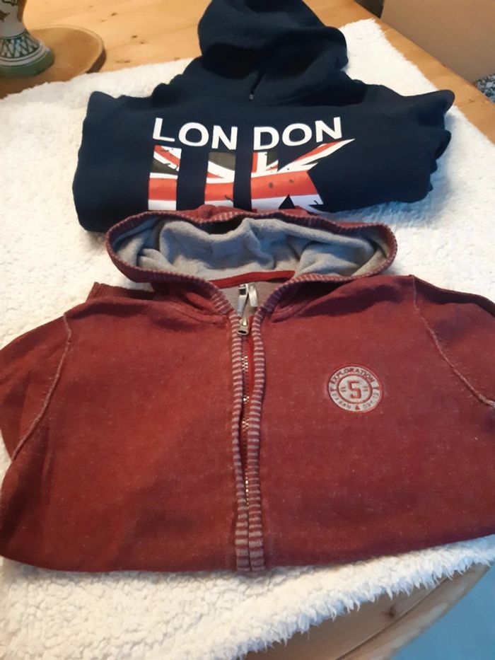 Gilet 12 ans plus en don sweat marine - photo numéro 2