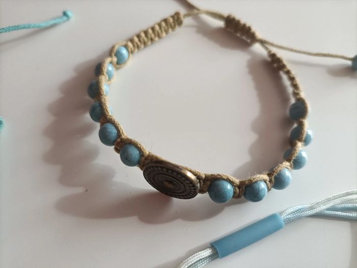 Lot bracelets turquoise - photo numéro 4