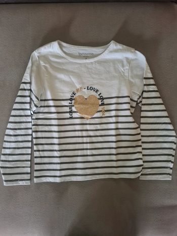 T shirt manche longue taille 5 ans