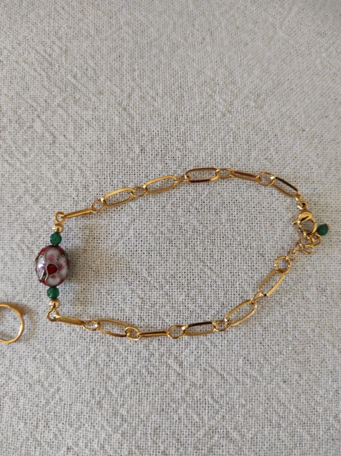 Parure boucles et bracelet - photo numéro 3
