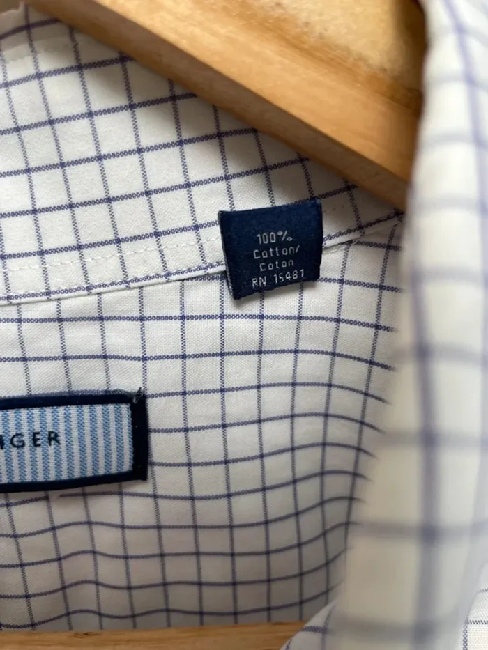Tommy Hilfiger Ithaca Long Sleeves Checkered Shirt Mens L - photo numéro 6