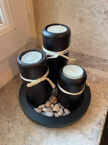 bougeoir noir