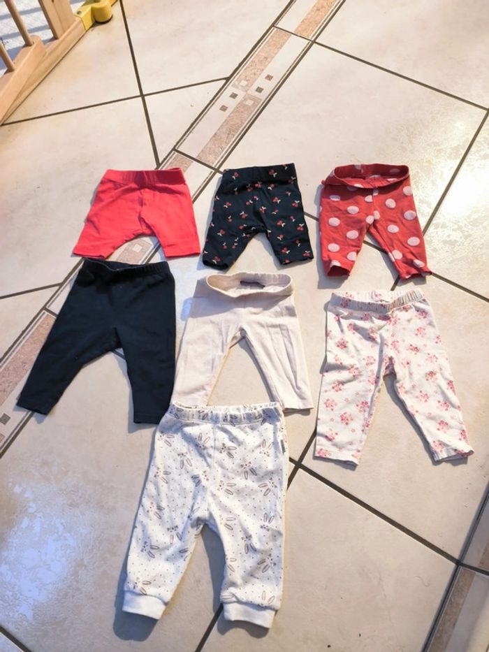 Lot leggings 3 mois