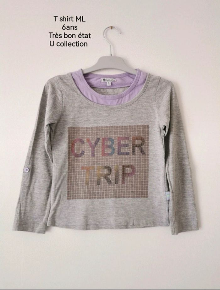 T shirt ML 6ans