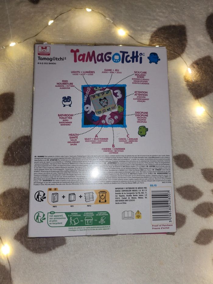 Tamagotchi Bandai Gen 1 violet écriture japonaise - photo numéro 4