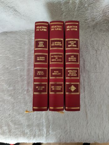 Lot meilleurs livres condensés rouges