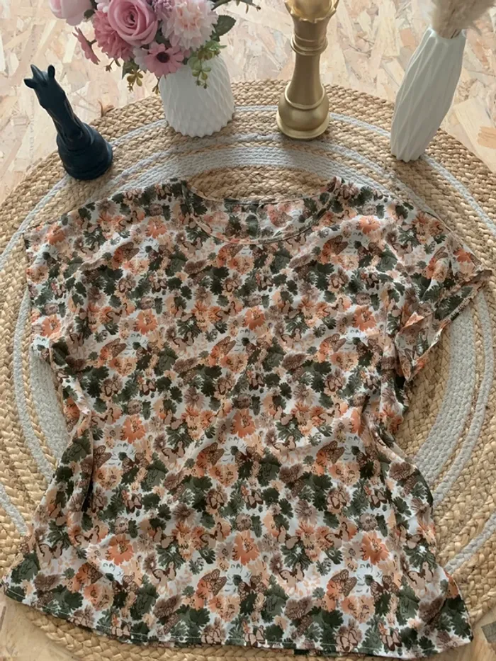 Blouse à fleurs - photo numéro 2