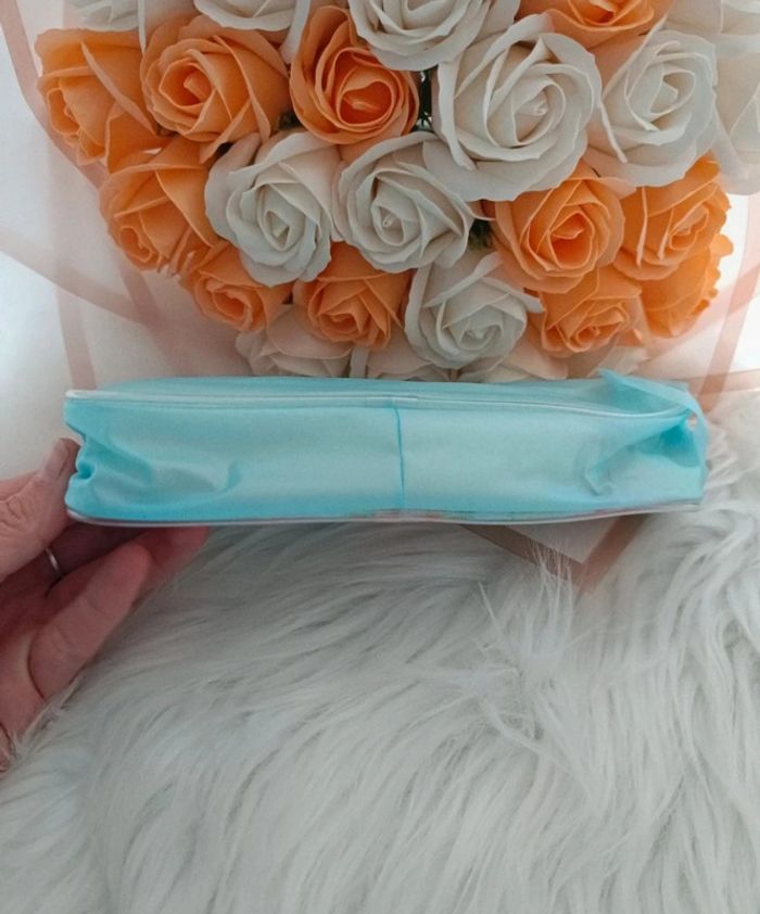 Trousse scolaire barbie bleu - photo numéro 4