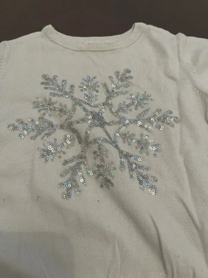 Pull blanc - photo numéro 2