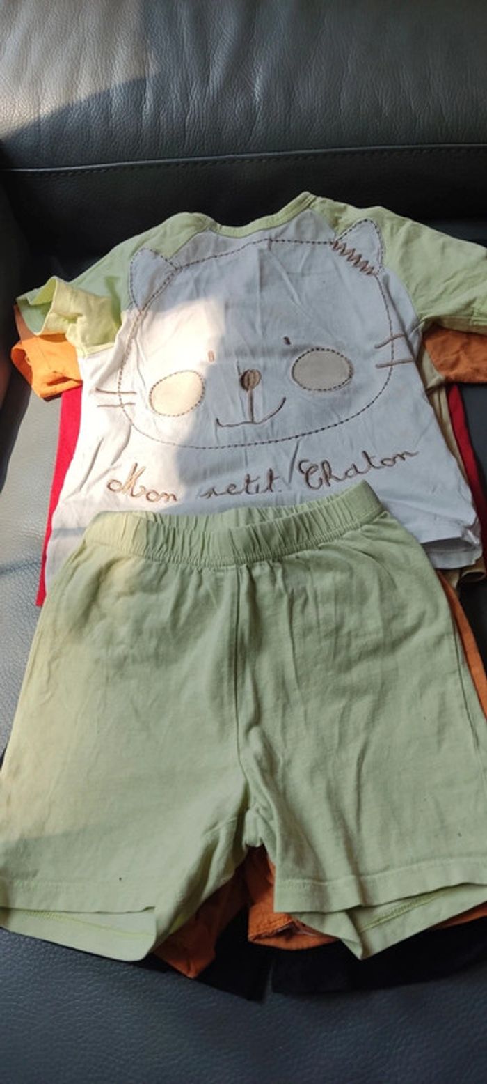Lot 9 pyjamas été 3 ans garçon - photo numéro 6